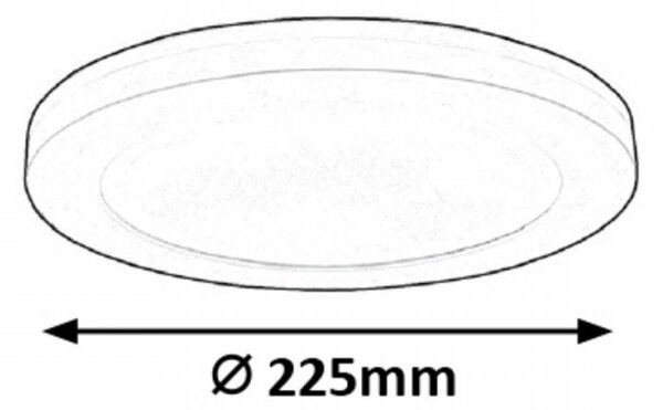 Rabalux 98001491 LED zápustné stropní svítidlo s pohybovým čidlem Sonnet 1x18W | 1500lm | 4000K