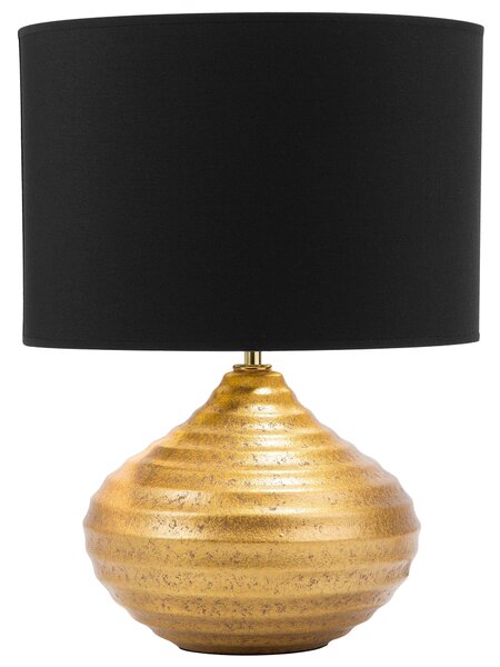 Stolní lampa KUBAN Keramika Zlatá