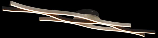Trio 641210305 LED přisazené stropní svítidlo Blaze 1x35W | 4300lm | 2300K+3000K+4000K - 3 fázové stmívání, DIP Switch, černá, hliník