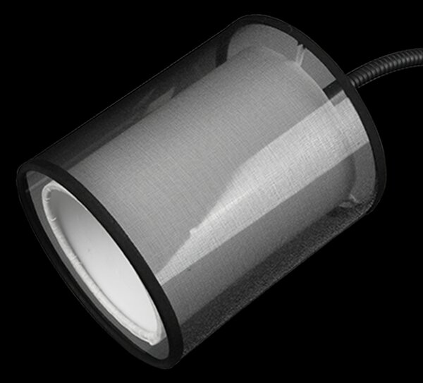 Trio 411400232 stojací svítidlo Burton 1x60W+40W | E27+E14 - oddělené vypínače, bílá, černá