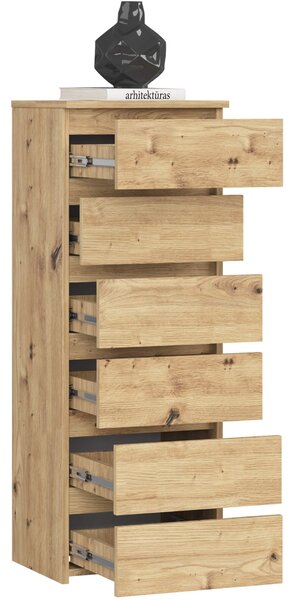 Ak furniture Komoda CL6 40 cm dub artisan