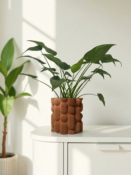 Plantbee Květináč Elgus 10cm terakotová