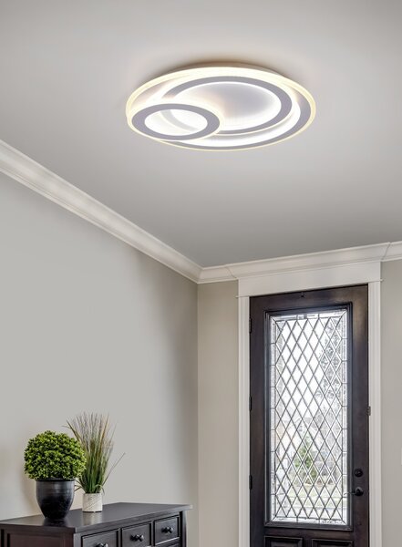 Trio 629210331 LED stropní svítidlo Mita 1x74W | 9000lm | 2700-6000K - stmívatelné, dálkové ovládání, bílá