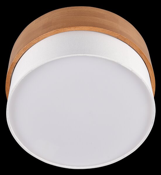 Trio 611500201 přisazené stropní svítidlo Seasons 2x40W | E14 - bílá, dřevo
