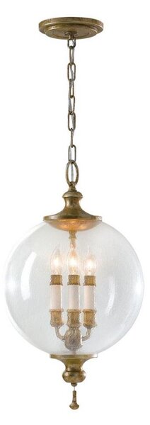 Elstead FE-ARGENTO-P - Lustr na řetězu ARGENTO 3xE14/60W/230V