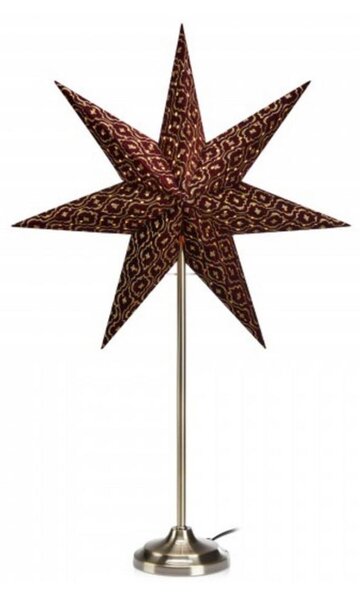 Markslöjd 705313 - Vánoční dekorace BAROQUE 1xE14/25W/230V 65 cm vínová