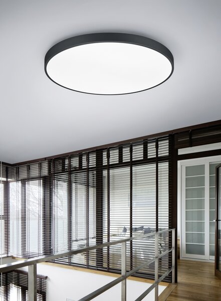Trio 627417532 LED stropní svítidlo Waco 2x51W | 12400lm | 2300K+3000K+4000K - DIP Switch, stmívatelné, černá