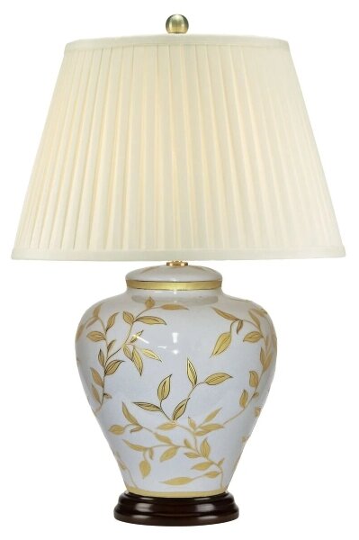 Elstead LEAVES-BR-GL-TL - Stolní lampa LEAVES 1xE27/60W/230V