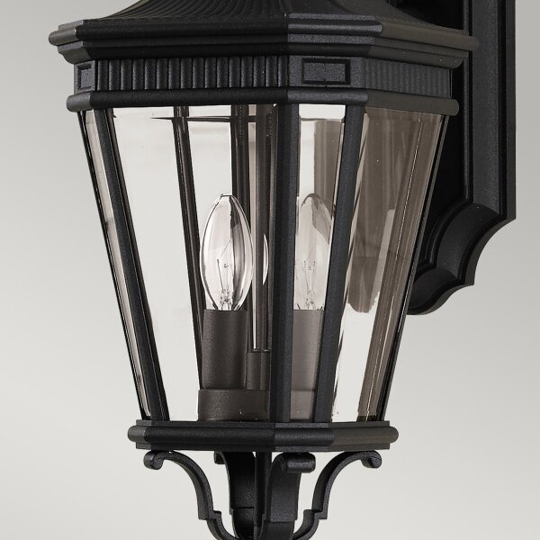 Feiss FE-COTSLN2-M-BK -Venkovní svítidlo COTSWOLD LANE 2xE14/60W/230V IP44 černá