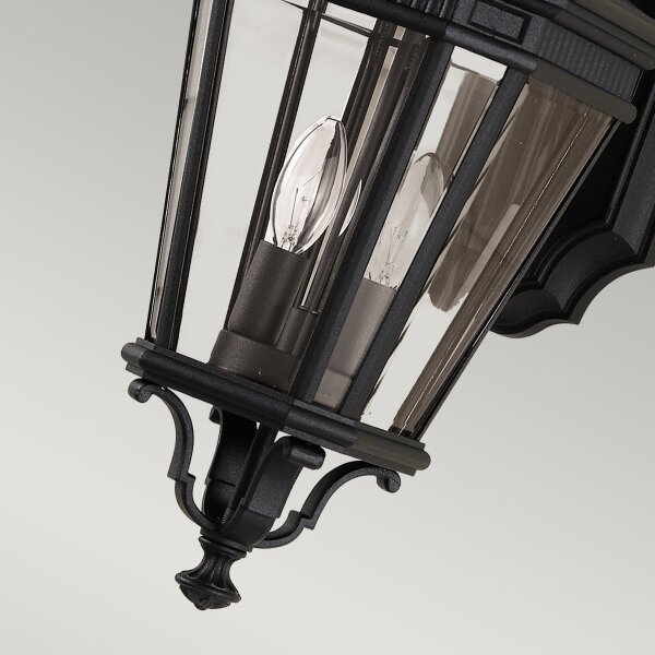 Feiss FE-COTSLN2-M-BK -Venkovní svítidlo COTSWOLD LANE 2xE14/60W/230V IP44 černá