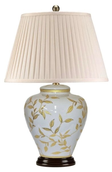 Elstead LEAVES-BR-GL-TL - Stolní lampa LEAVES 1xE27/60W/230V