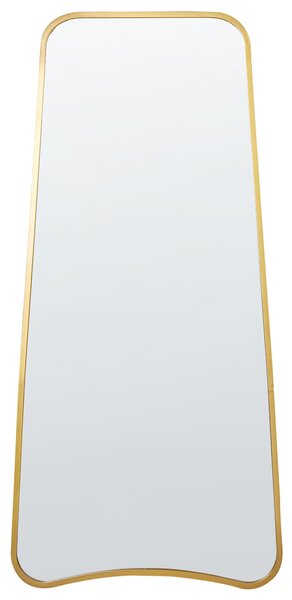 Zrcadlo LEVET 58 cm 122 cm Kov Zlatá