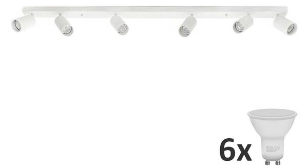 LED Bodové svítidlo ANGIE 6xGU10/6W/230V bílá