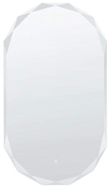 LED koupelnové zrcadlo ANIZY 62 cm 110 cm Bílá