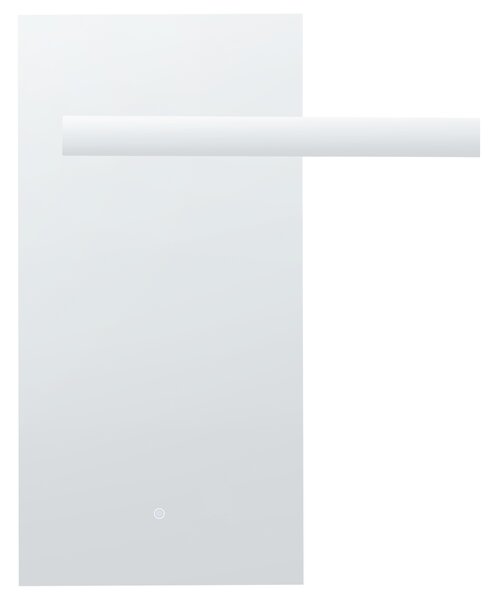 LED koupelnové zrcadlo MAUX 83 cm 100 cm Stříbrná