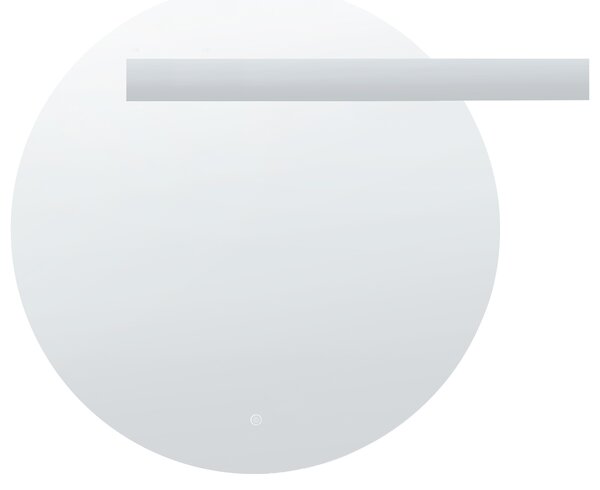 LED koupelnové zrcadlo ANOST 107 cm 90 cm Stříbrná