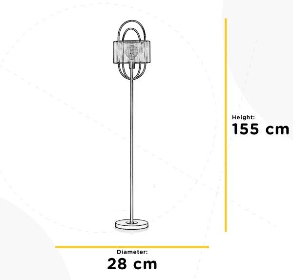 ONLI - Stojací lampa QUOKKA 1xE27/22W/230V