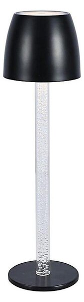 LED Stmívatelná nabíjecí stolní lampa LED/3W/5V 3000K černá