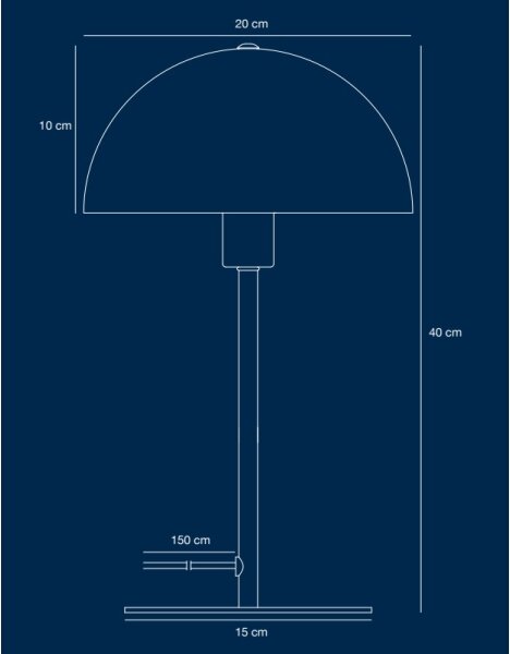 Nordlux - Stolní lampa ELLEN 1xE14/40W/230V zlatá/černá
