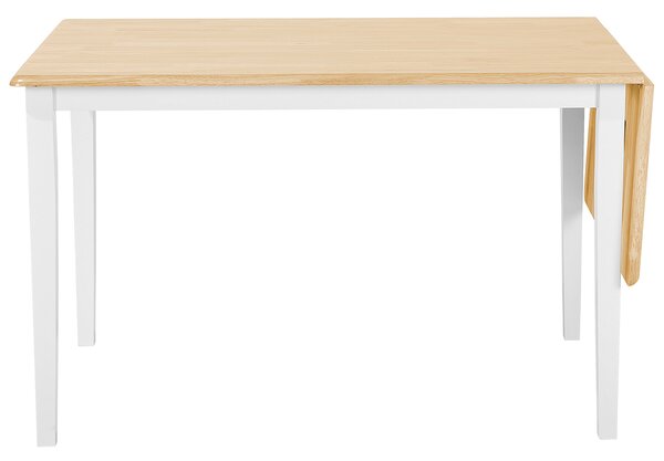 Rozkládací jídelní stůl LOUISIANA Světle hnědá 120/160 cm 75 cm Dřevo