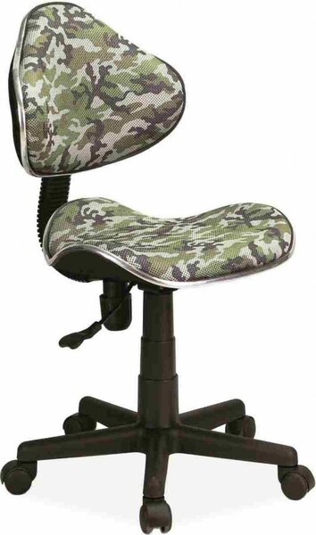 Nábytkáři ORFA Q-G2 - kancelářská židle (dětská) MASKÁČ - zelená/béžová (OBRQG2MO) kolekce "S" (K150-E)
