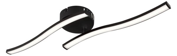 Globo 67178S - LED Přisazený lustr TYLER LED/12W/230V černá