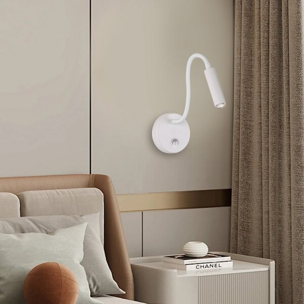 Brilagi - LED Stmívatelná flexibilní nástěnná lampa MAYA 1xG9/4W/230V bílá