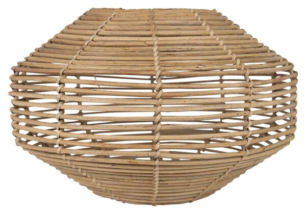 Přírodní kulatá nástěnná ratanová lampa Billi - Ø32*20cm - Mars & More