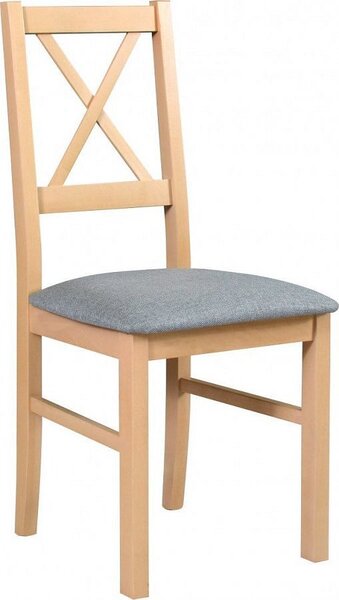 Nábytkáři ORFA NIEL 10- jídelní židle (NILO 10) dub sonoma/ látka č.17X šedá- kolekce "DRE" (K150-Z)