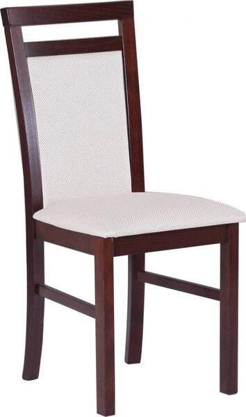 Nábytkáři ORFA MIA 5 (MILANO 5)- jídelní židle Ořech/ látka světle hnědá č. 5 -kolekce "DRE" (K150-Z)