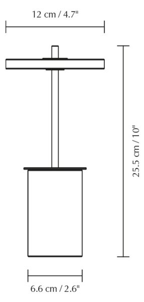 Umage Červená mramorová stolní nabíjecí LED lampa Asteria Move 25,5 cm