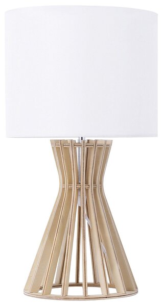 Stolní lampa CARRION Hnědá/Bílá