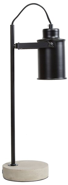 Stolní lampa MUNDAKA Nastavitelná Kov Černá