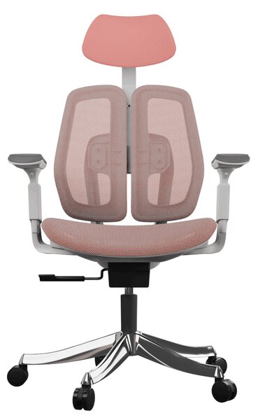 Ergonomická kancelářská židle Liftor Active, růžová (síťovina)