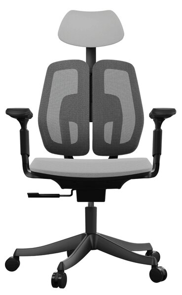 Ergonomická kancelářská židle Liftor Active, šedá (textil + síťovina)