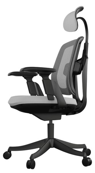 Ergonomická kancelářská židle Liftor Active, šedá (textil + síťovina)