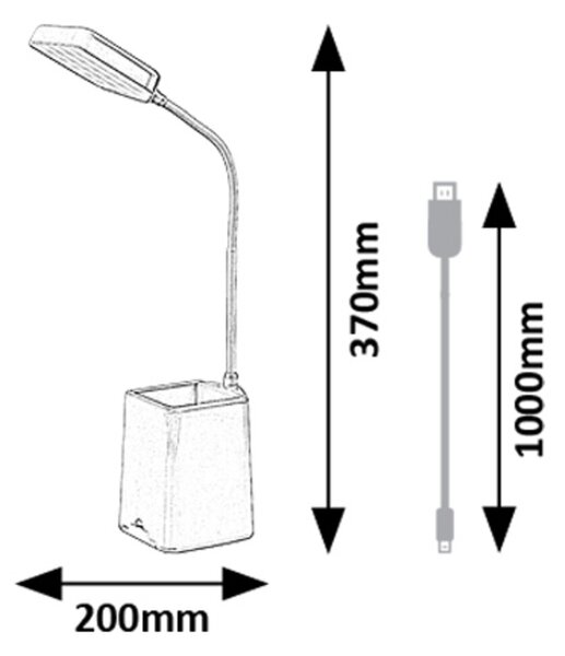 Rabalux ARVID LED stolní lampa 74245