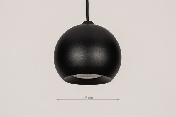 Závěsné bodové svítidlo Teramare Black (LMD)