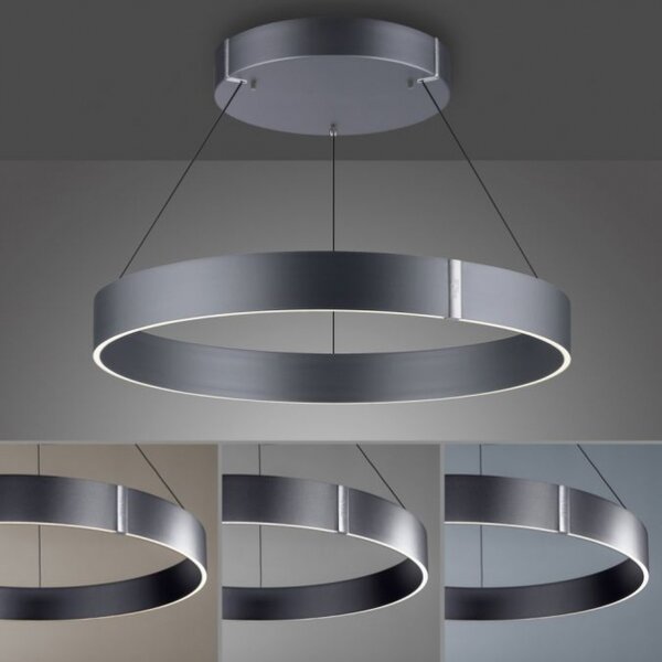 Závěsné stmívatelné LED svítidlo Pure Ring Antracite 70 (LMD)