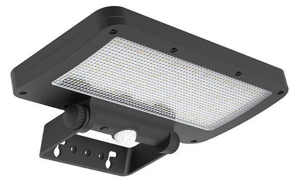 SOLIGHT LED solární osvětlení se senzorem 5W 500lm 4000K Li-Ion, černá