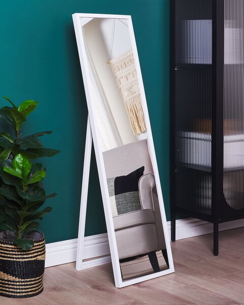 Stojací zrcadlo TORCY 140 cm Bílá
