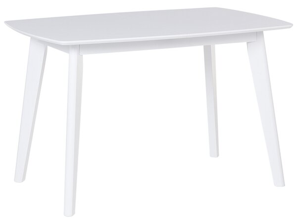 Rozkládací jídelní stůl SANFORD Bílá 120/160 cm 80 cm