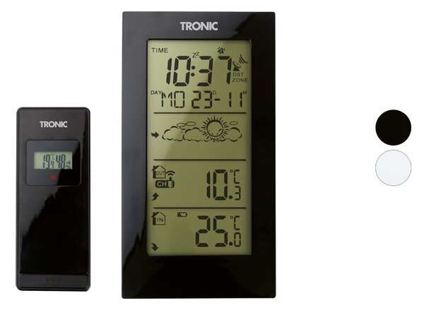 Tronic® Bezdrátová meteostanice s venkovním senzorem (100407612)