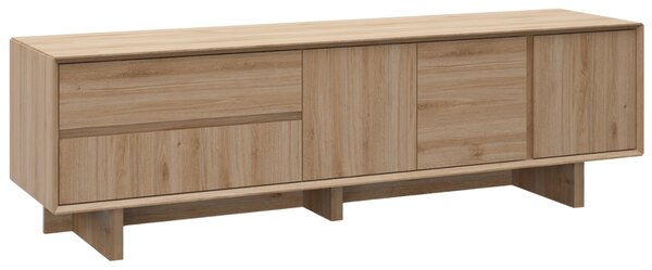 Marckeric TV stolek Carpi 180 x 45 cm s dubovým dekorem