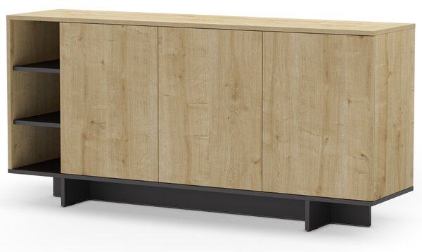 Marckeric Komoda Cequoia 170 x 40 cm s dubovým dekorem