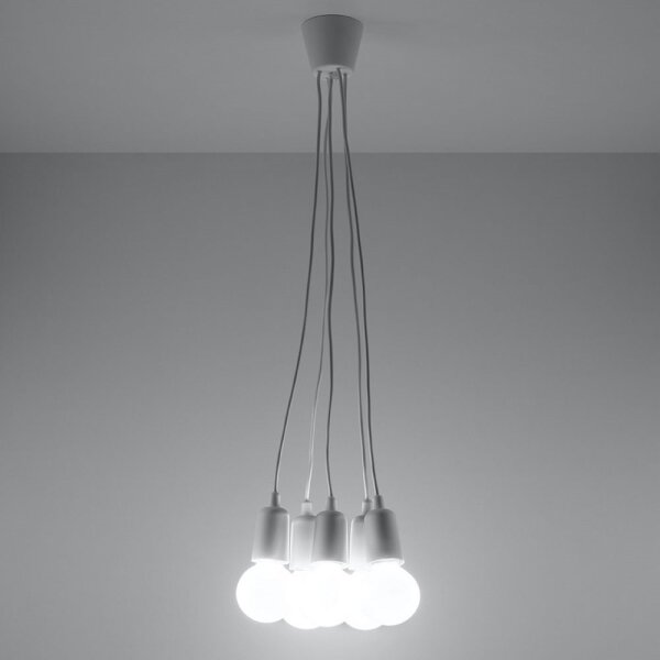 Sollux SL.0571 - Lustr na lanku DIEGO 5xE27/60W/230V