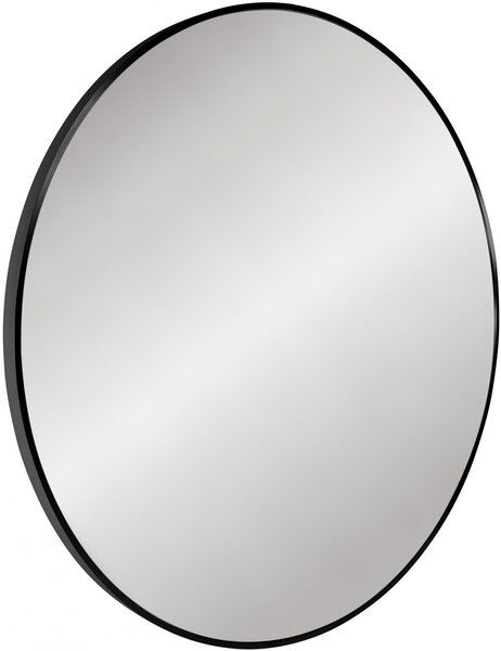 Nástěnné zrcadlo Elsie XL 323831 - 80x80 cm - Černá