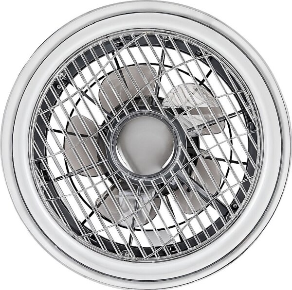 Rabalux - LED Stmívatelné stropní svítidlo s ventilátorem LED/30W/230V + DO