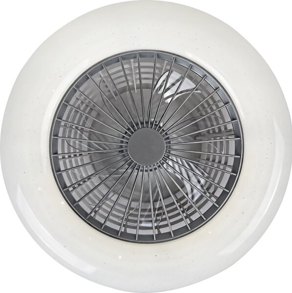Rabalux - LED Stmívatelné stropní svítidlo s ventilátorem LED/30W/230V + DO