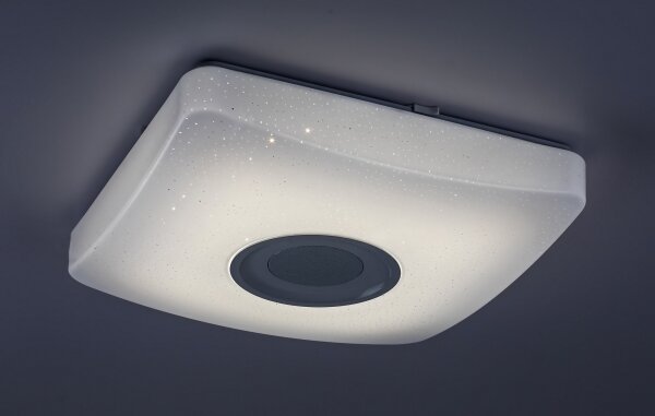 Rabalux - LED RGB Stmívatelné stropní svítidlo s reproduktorem LED/18W/230V + DO